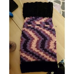 Crocheted dog sweater S/M